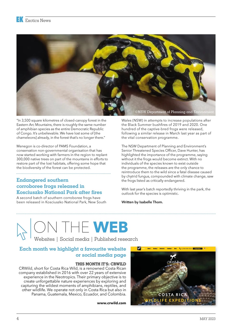 Exotics Keeper Preview Pages