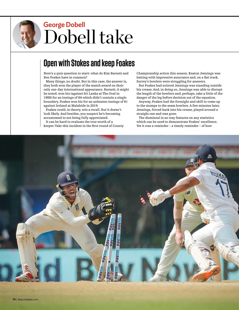The Cricketer Magazine Preview Pages