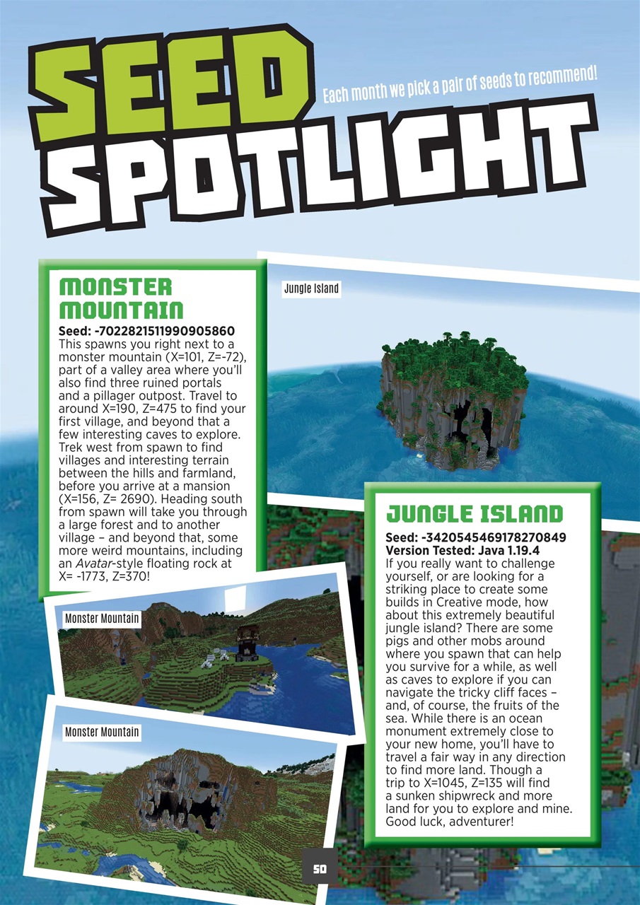 Minecraft World Preview Pages