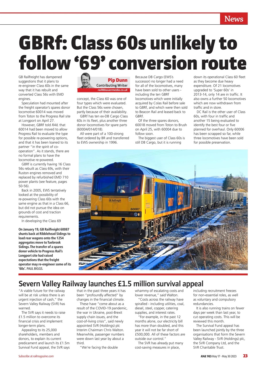 Rail Preview Pages