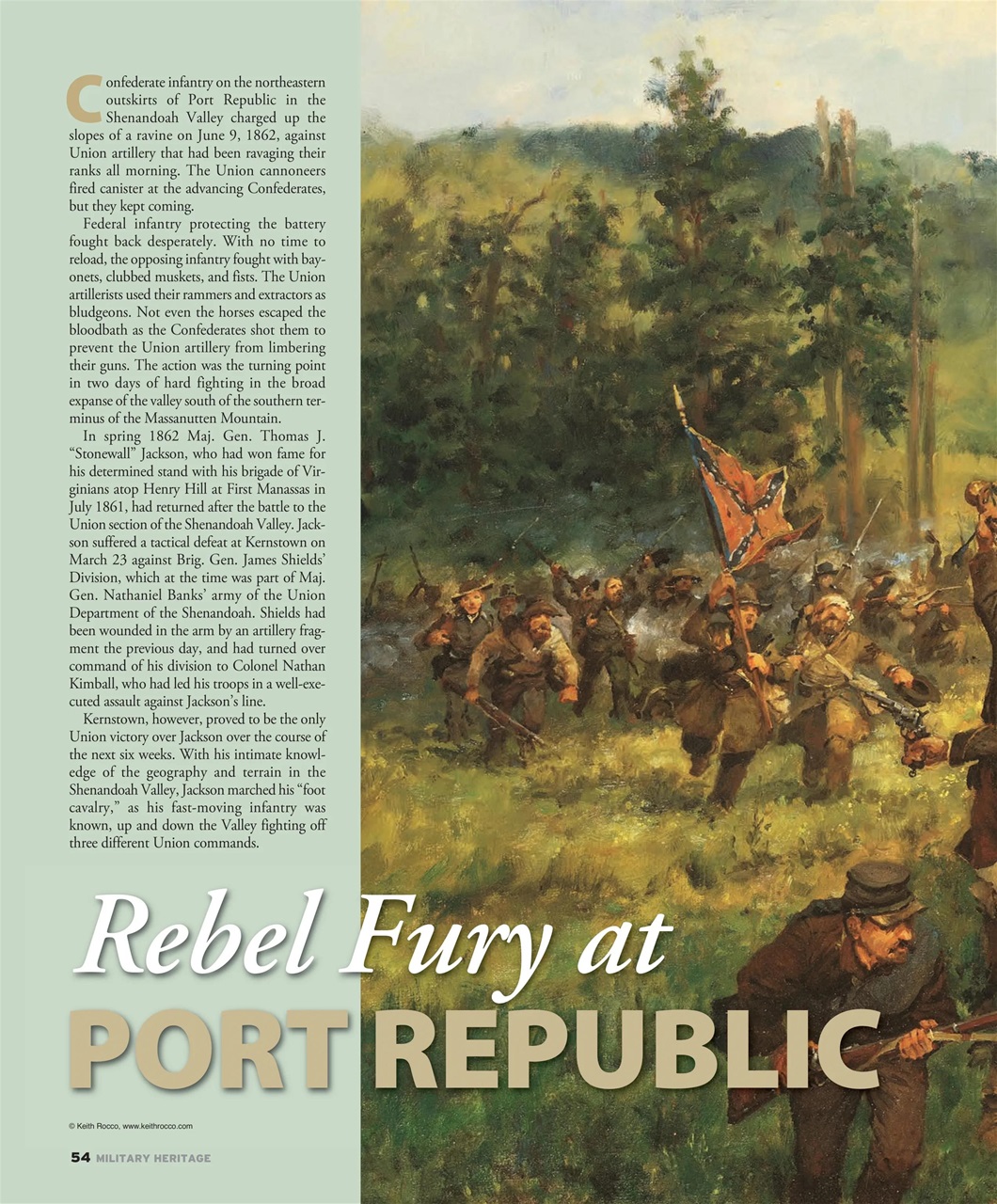 Military Heritage Preview Pages