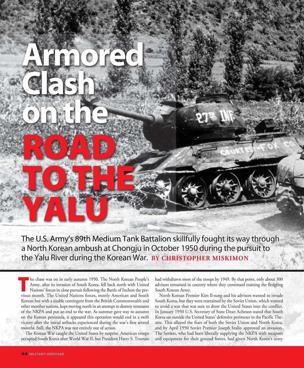 Military Heritage Preview Pages