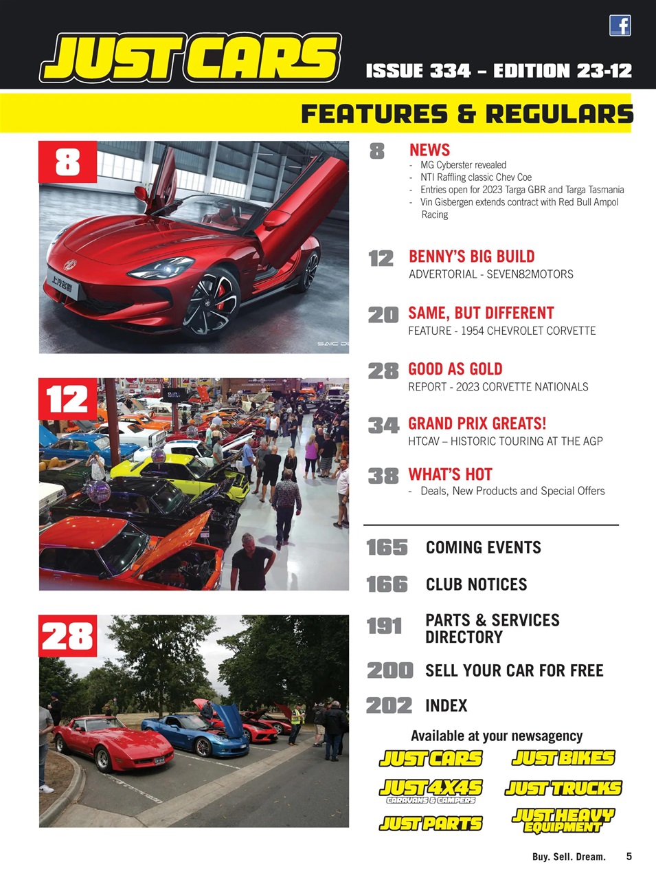 JUST CARS Preview Pages