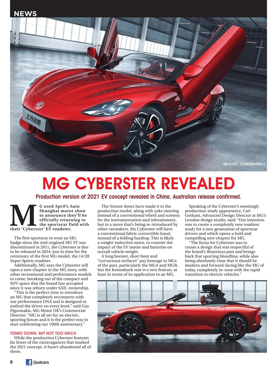 JUST CARS Preview Pages