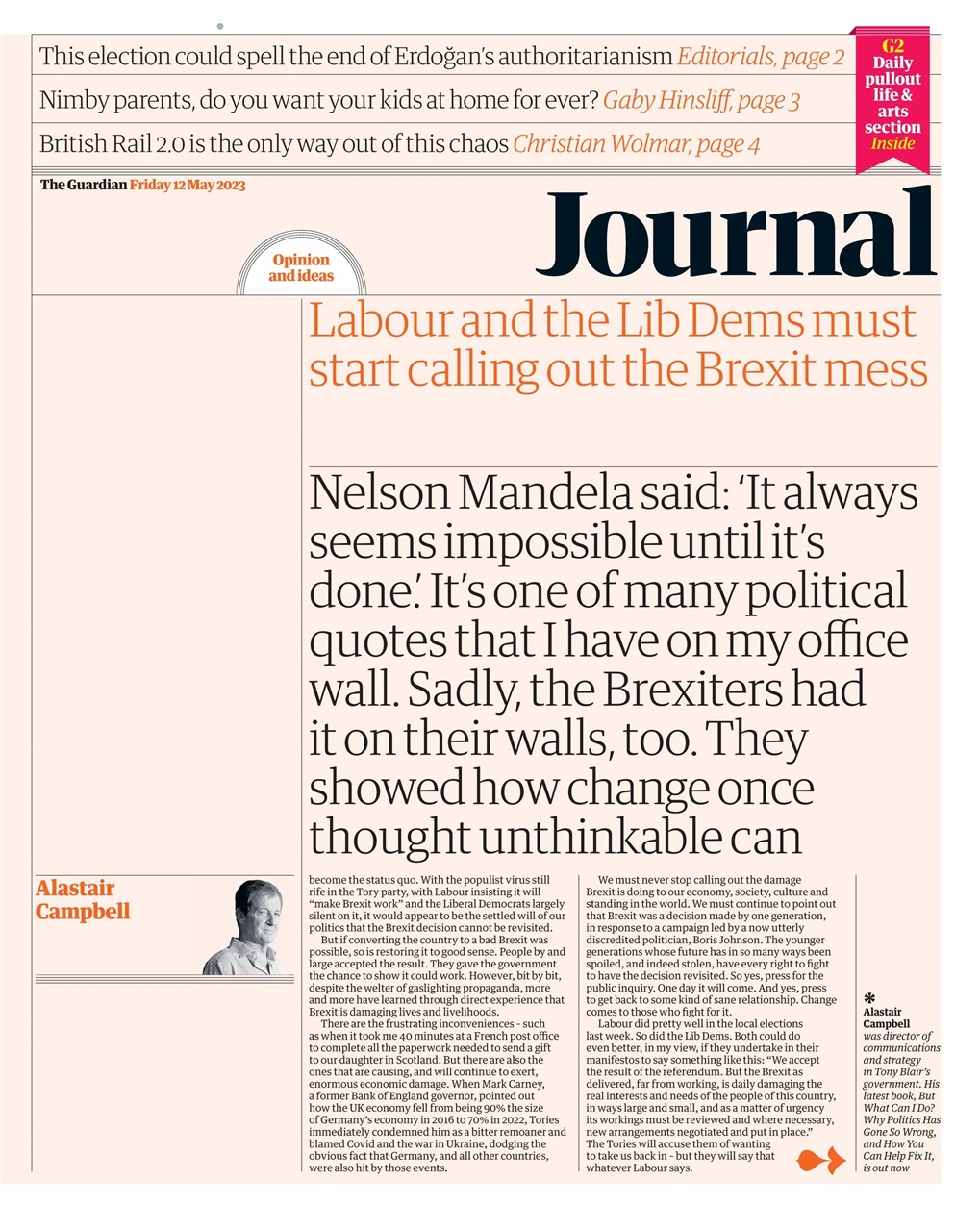 The Guardian Newspaper Preview Pages