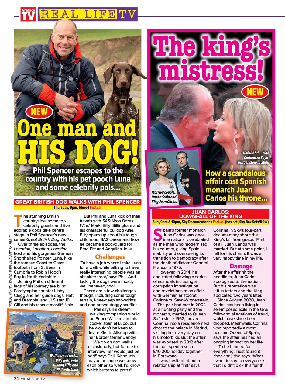 What's on TV Preview Pages