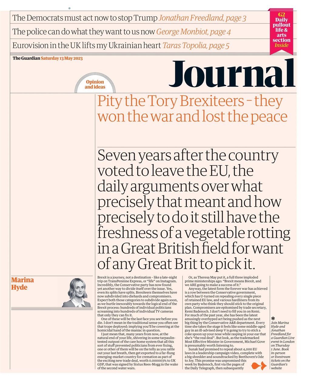 The Guardian Newspaper Preview Pages