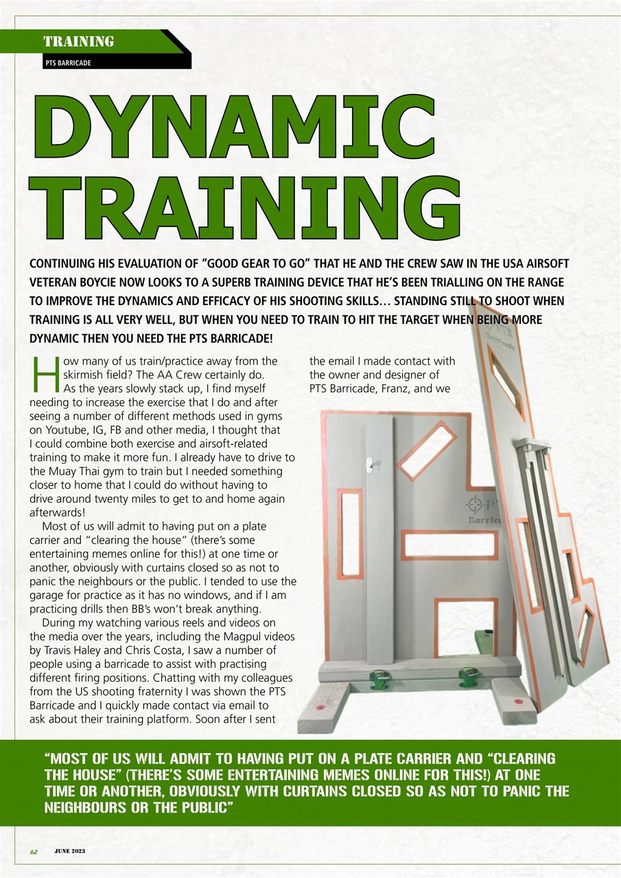 Airsoft Action Preview Pages