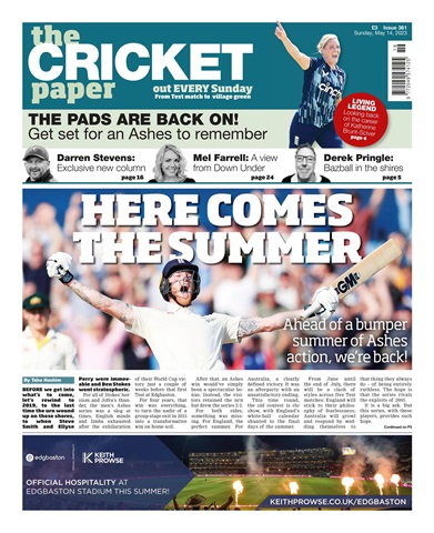 The Cricket Paper issue 14-05-2023