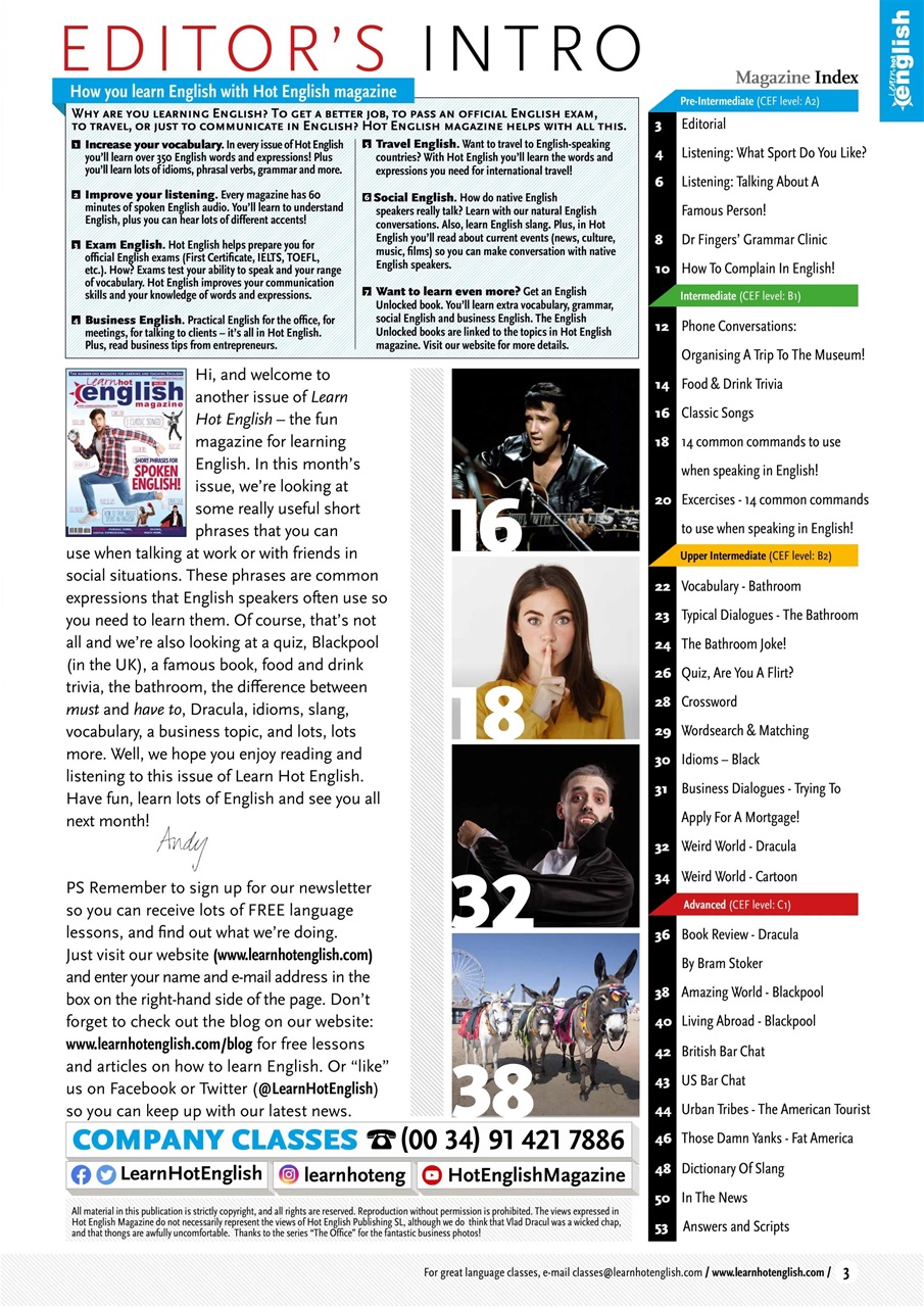 Learn Hot English Preview Pages