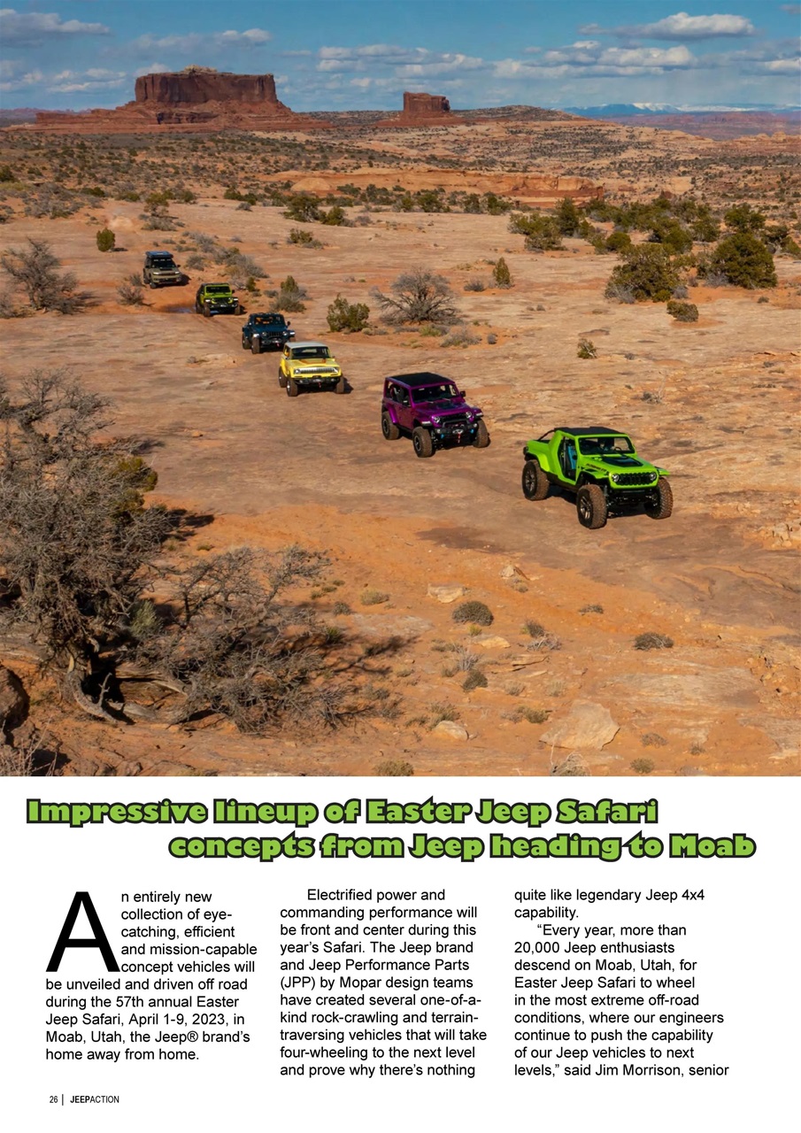 Jeep Action Preview Pages