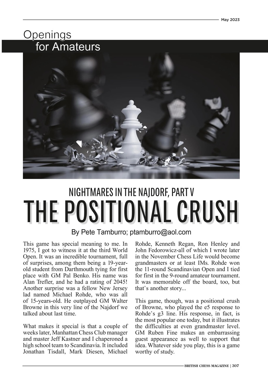 British Chess Magazine Preview Pages