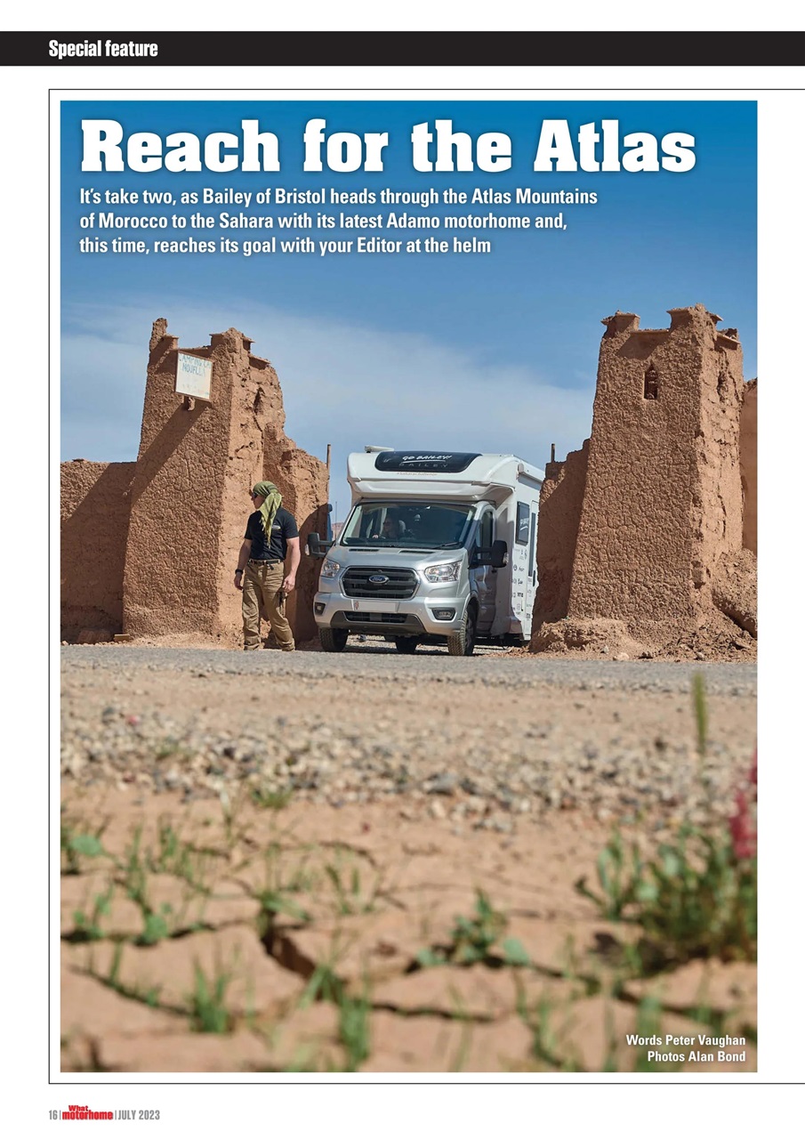 What Motorhome magazine Preview Pages