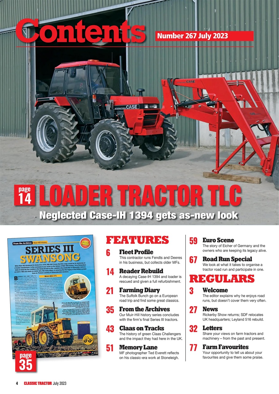 Classic Tractor Preview Pages