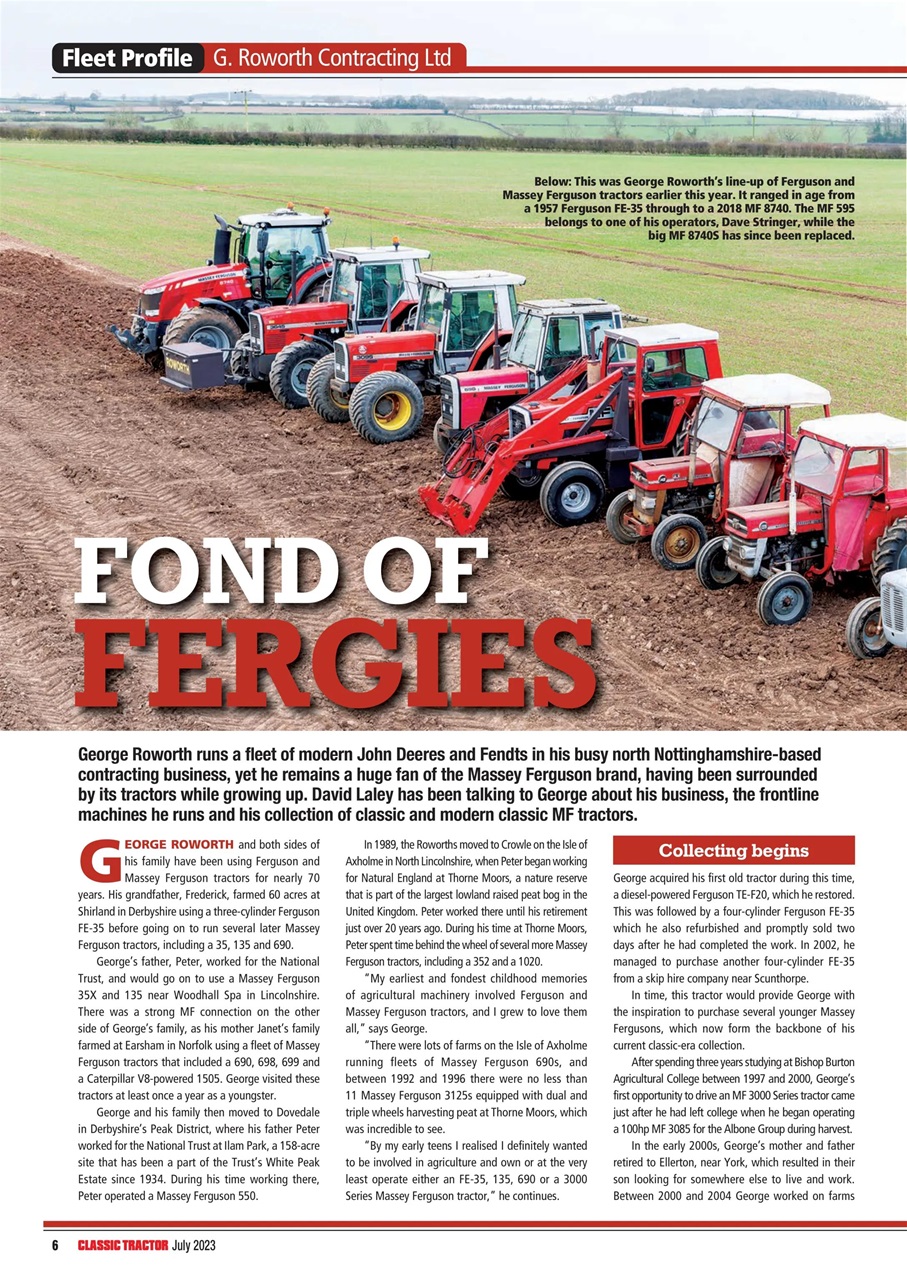Classic Tractor Preview Pages