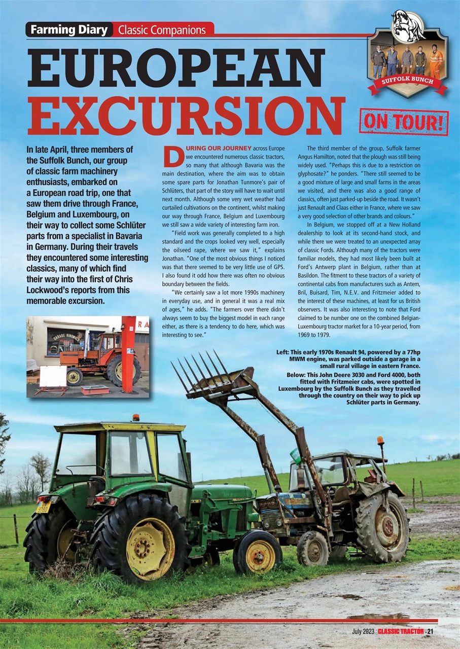 Classic Tractor Preview Pages