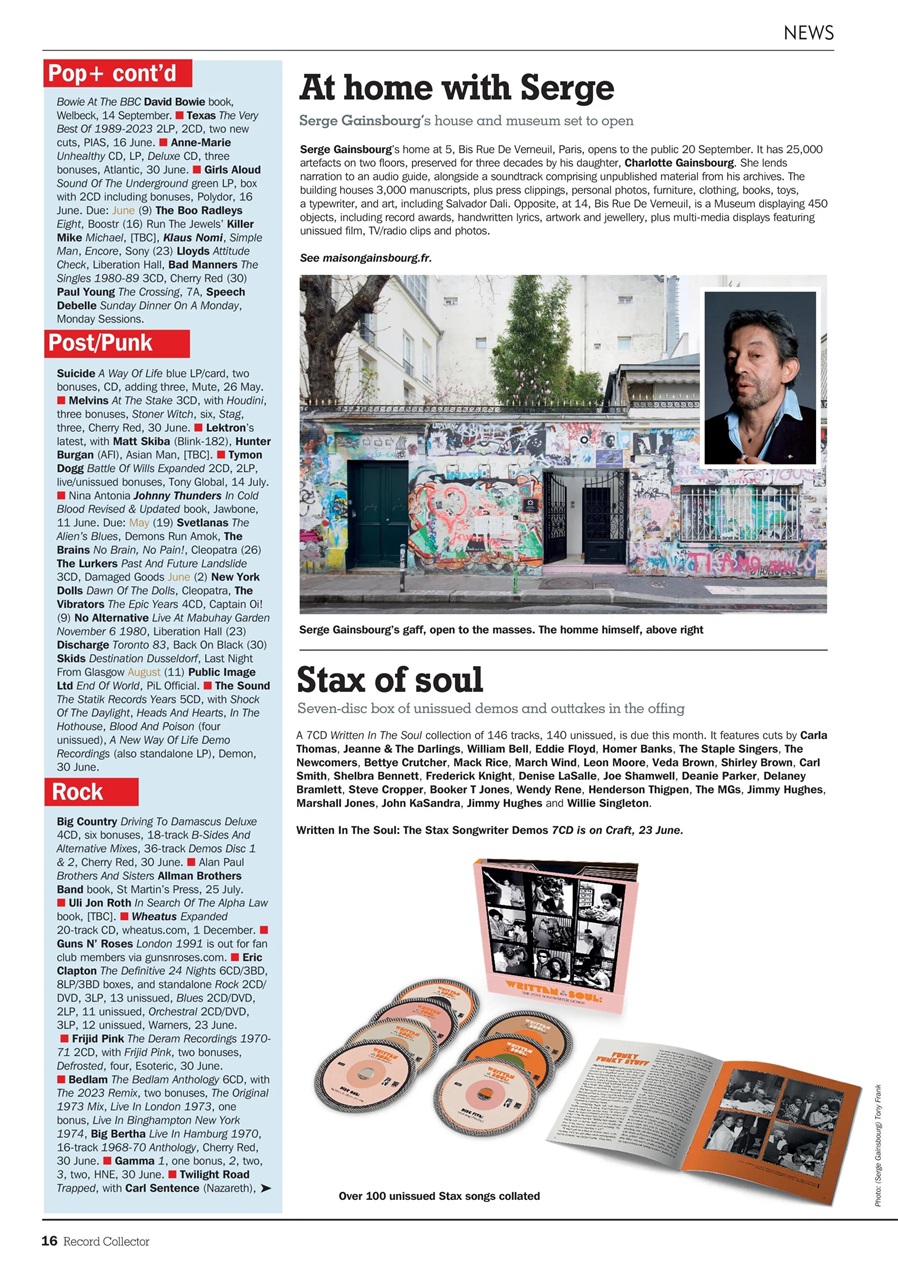 Record Collector Preview Pages