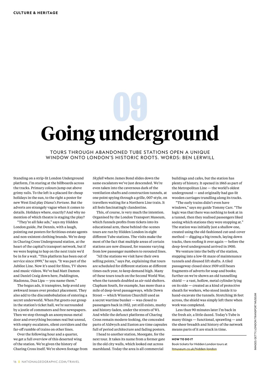 National Geographic Traveller UK Preview Pages