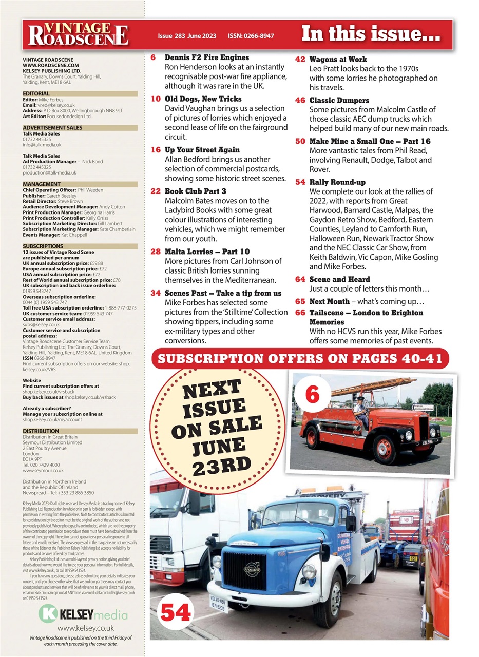 Vintage Roadscene Preview Pages