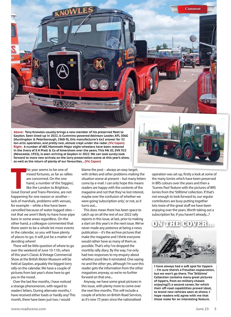 Vintage Roadscene Preview Pages