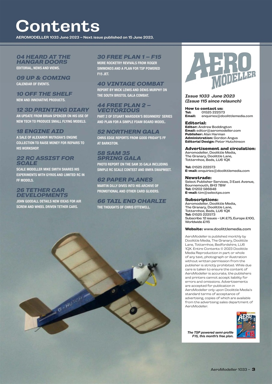 AeroModeller Preview Pages