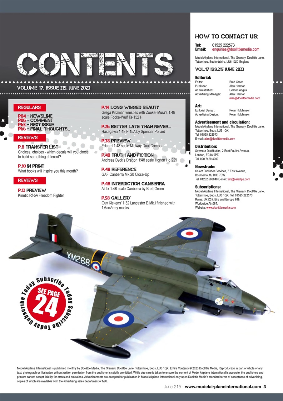 Model Airplane International Preview Pages