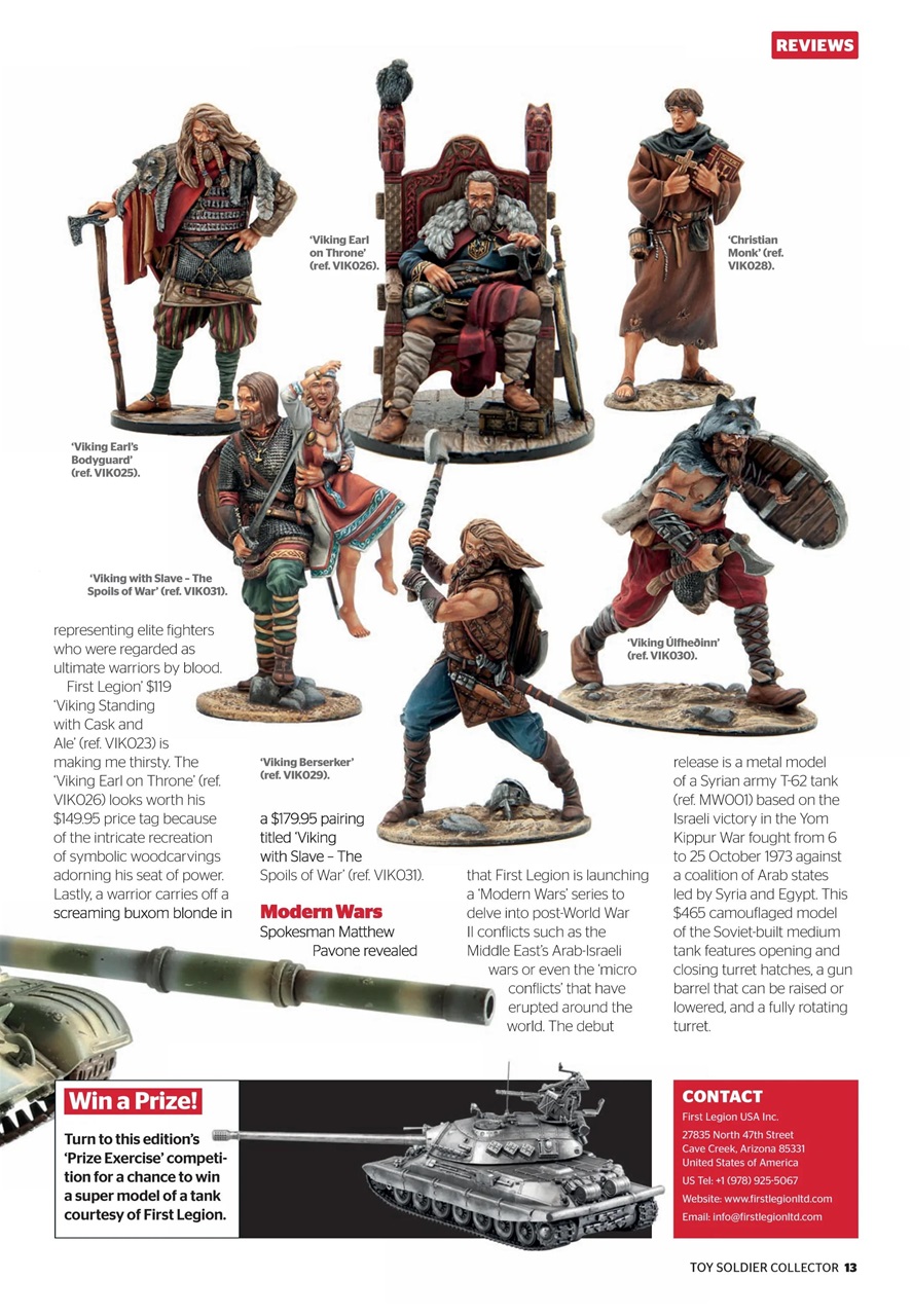 Toy Soldier Collector and Historical Figures Preview Pages