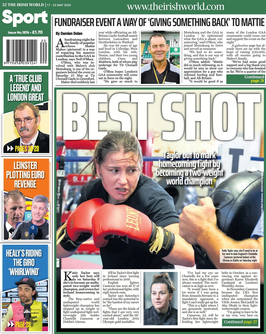 Irish World Preview Pages