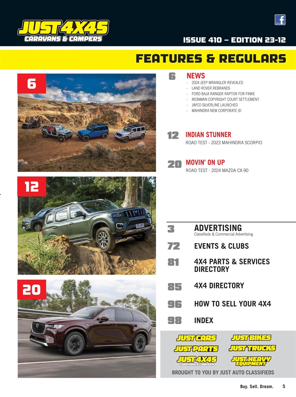 JUST 4X4S Preview Pages