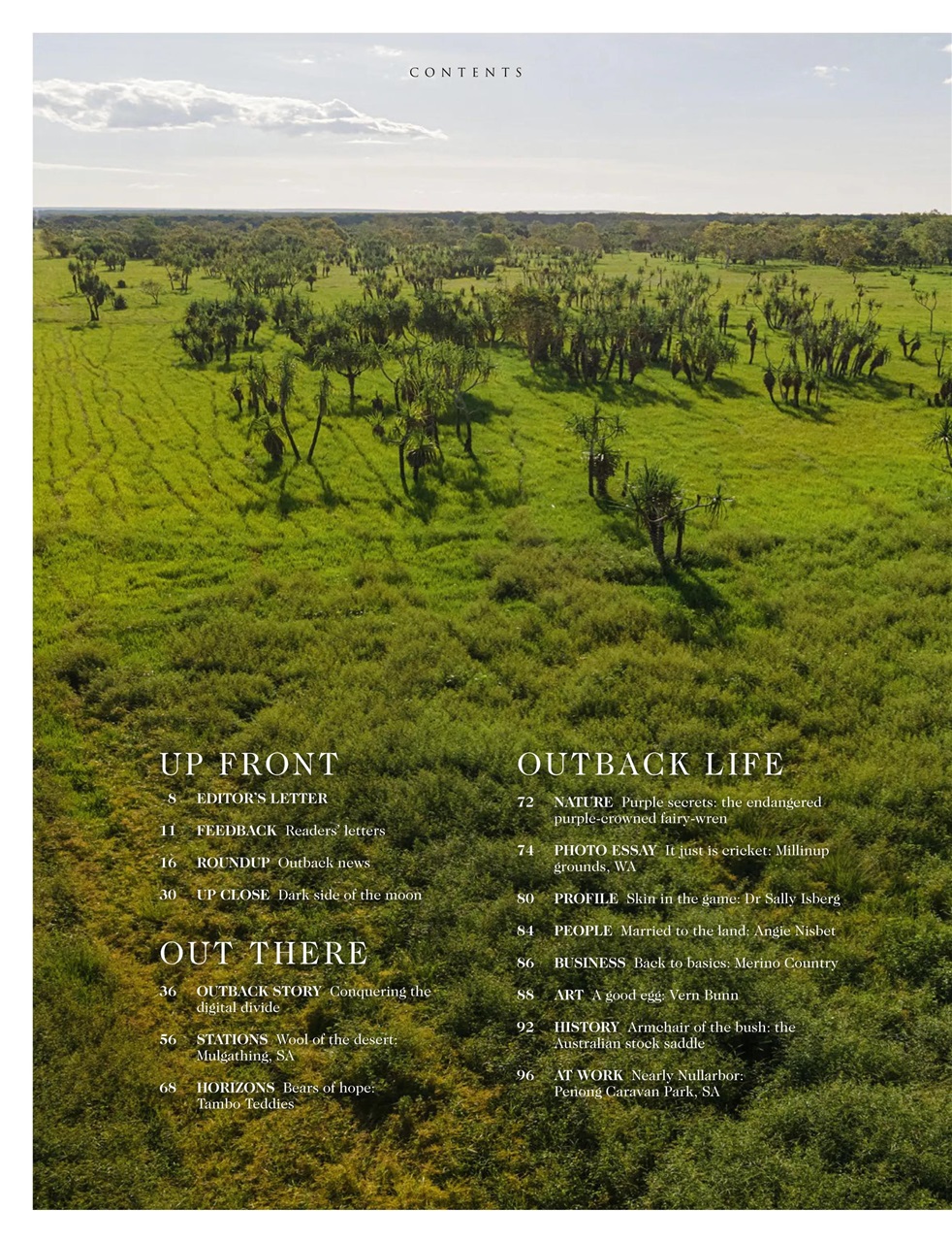 OUTBACK Magazine Preview Pages