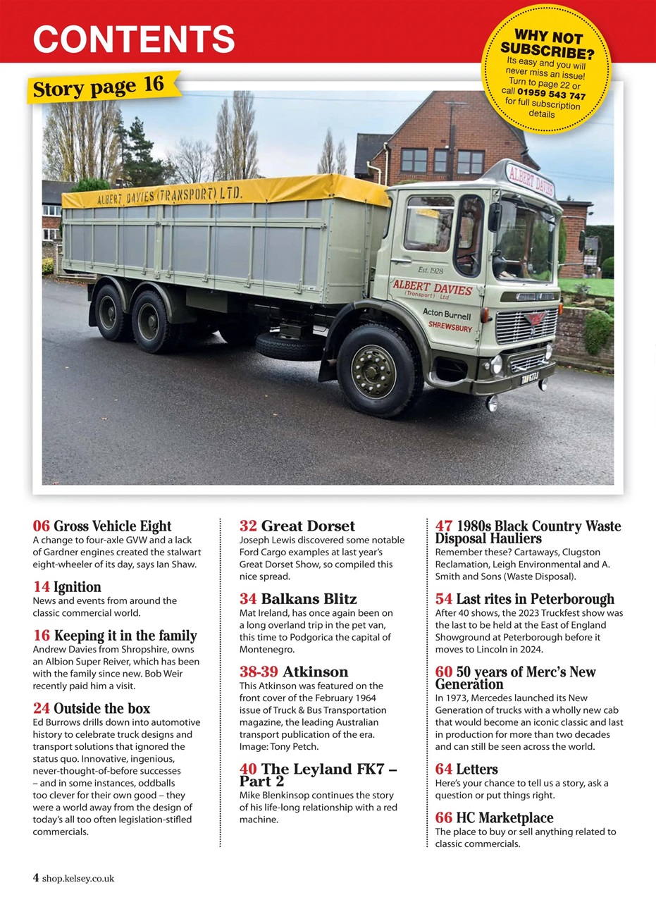 Heritage Commercials Magazine Preview Pages