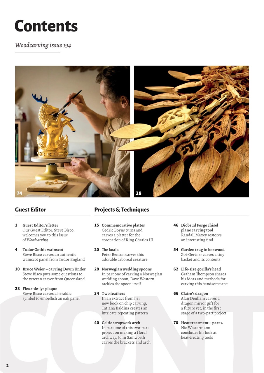 Woodcarving Preview Pages