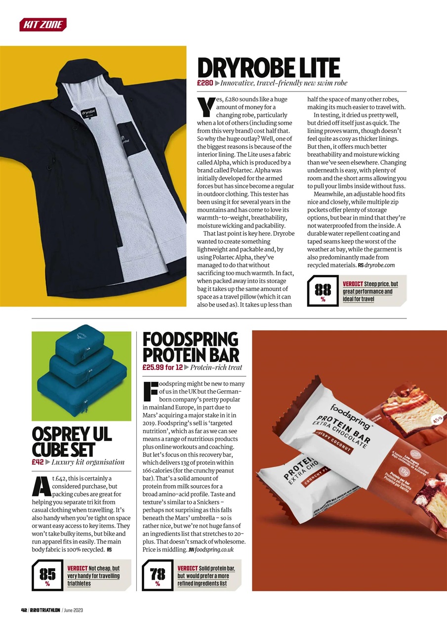 220 Triathlon Magazine Preview Pages