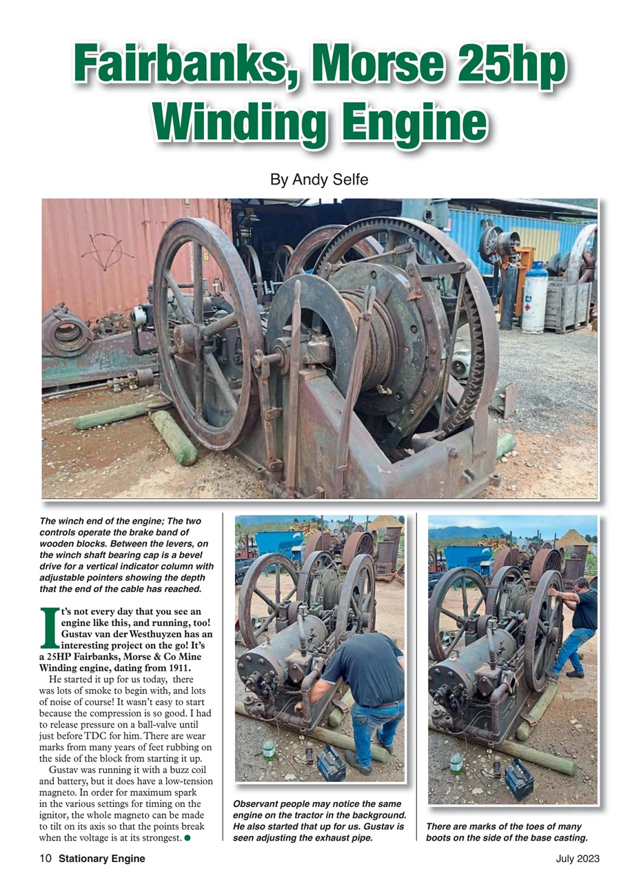 Stationary Engine Preview Pages