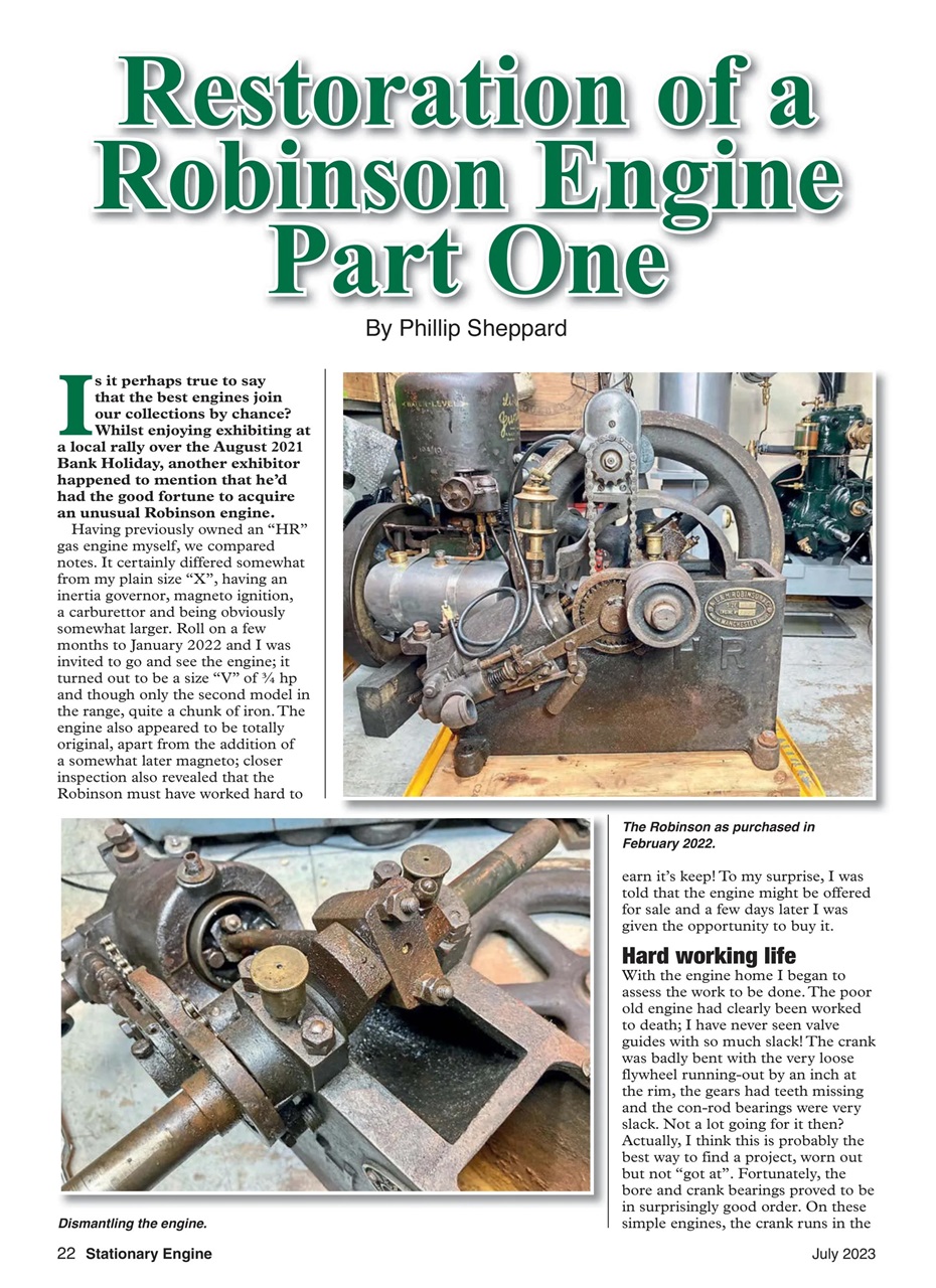 Stationary Engine Preview Pages