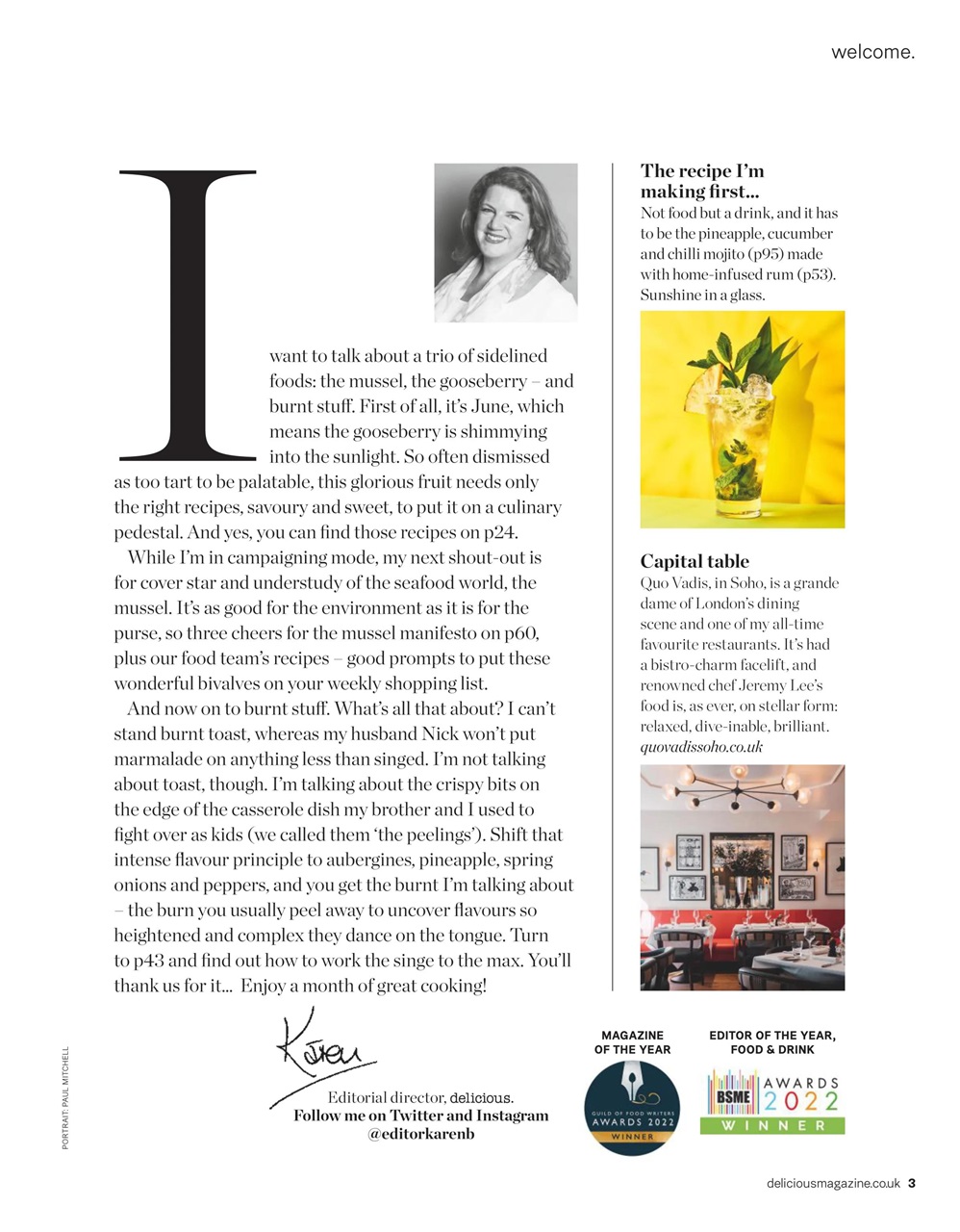 delicious. Magazine Preview Pages