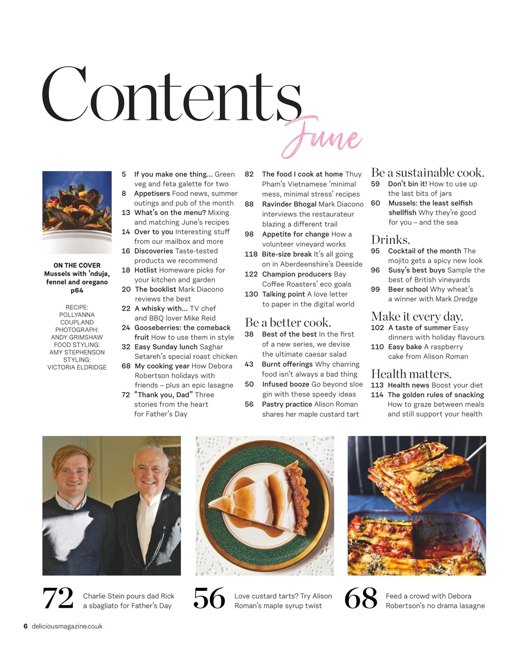 delicious. Magazine Preview Pages