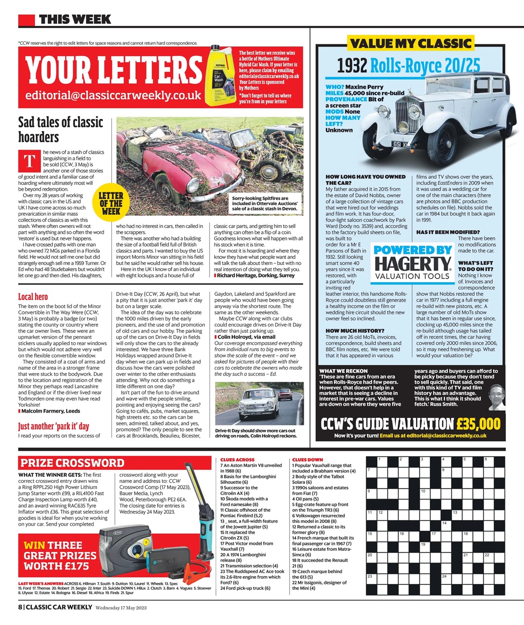 Classic Car Weekly Preview Pages