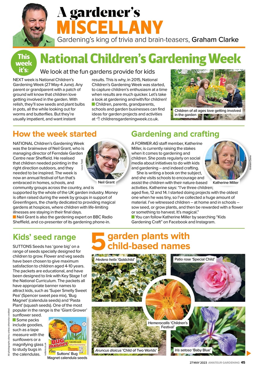 Amateur Gardening Preview Pages