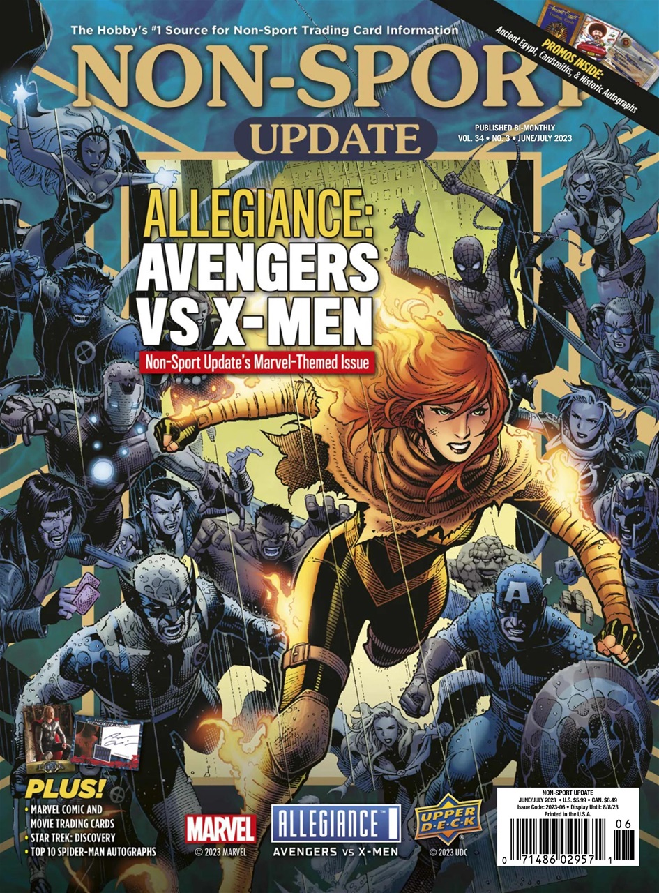 Non-Sport Update Magazine Preview Pages