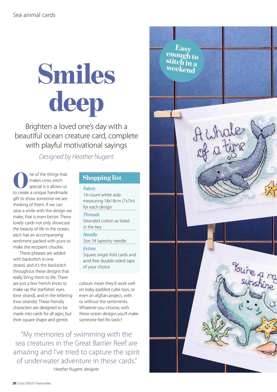 Cross Stitch Favourites Preview Pages