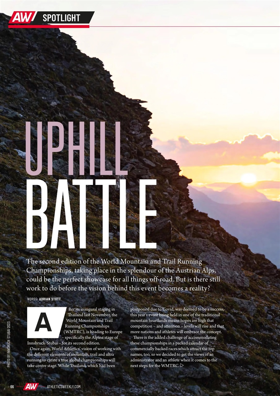 AW – Athletics Weekly Magazine Preview Pages