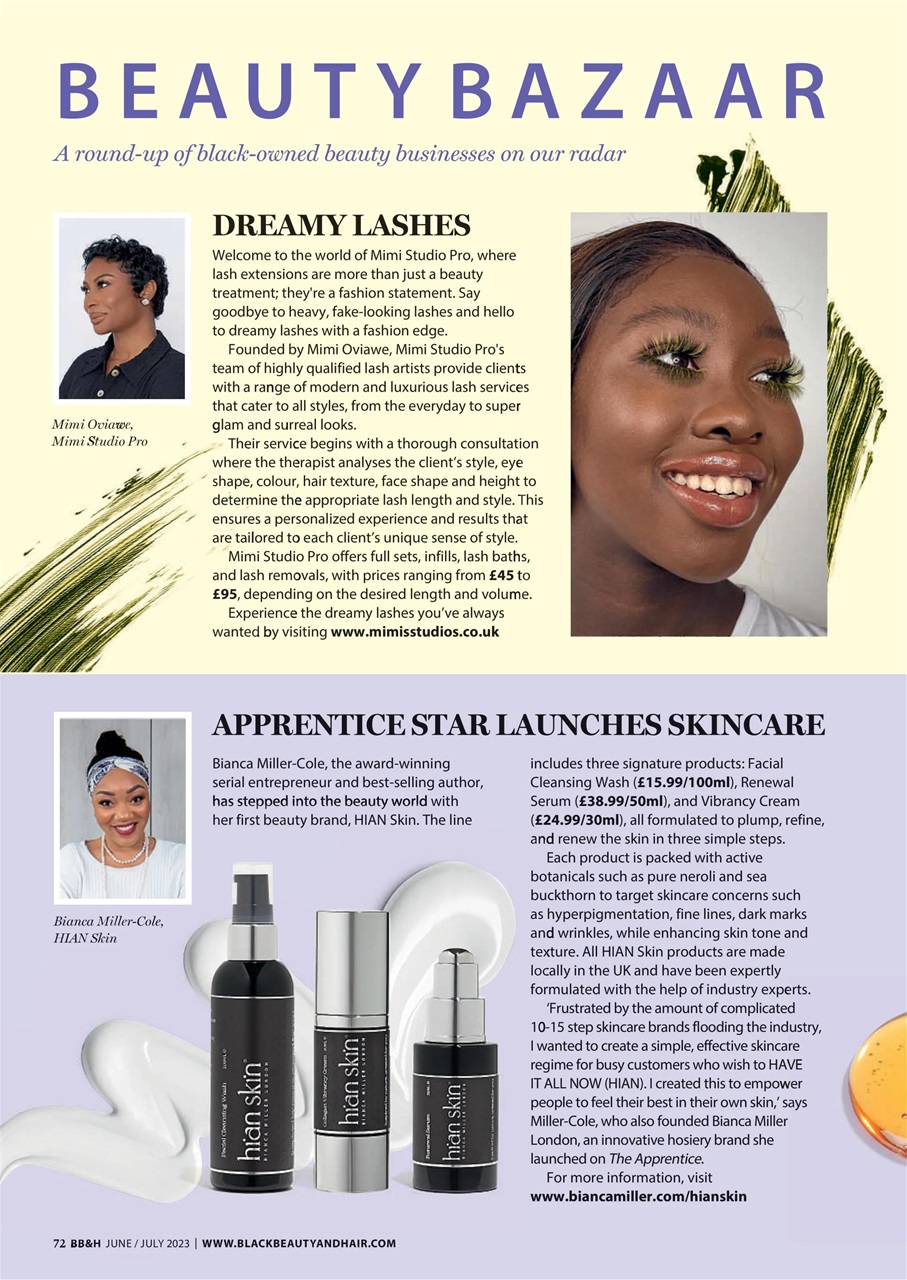 Black Beauty & Hair – the UK's No. 1 Black magazine Preview Pages
