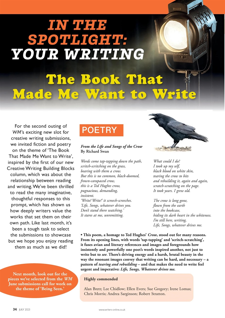 Writing Magazine Preview Pages