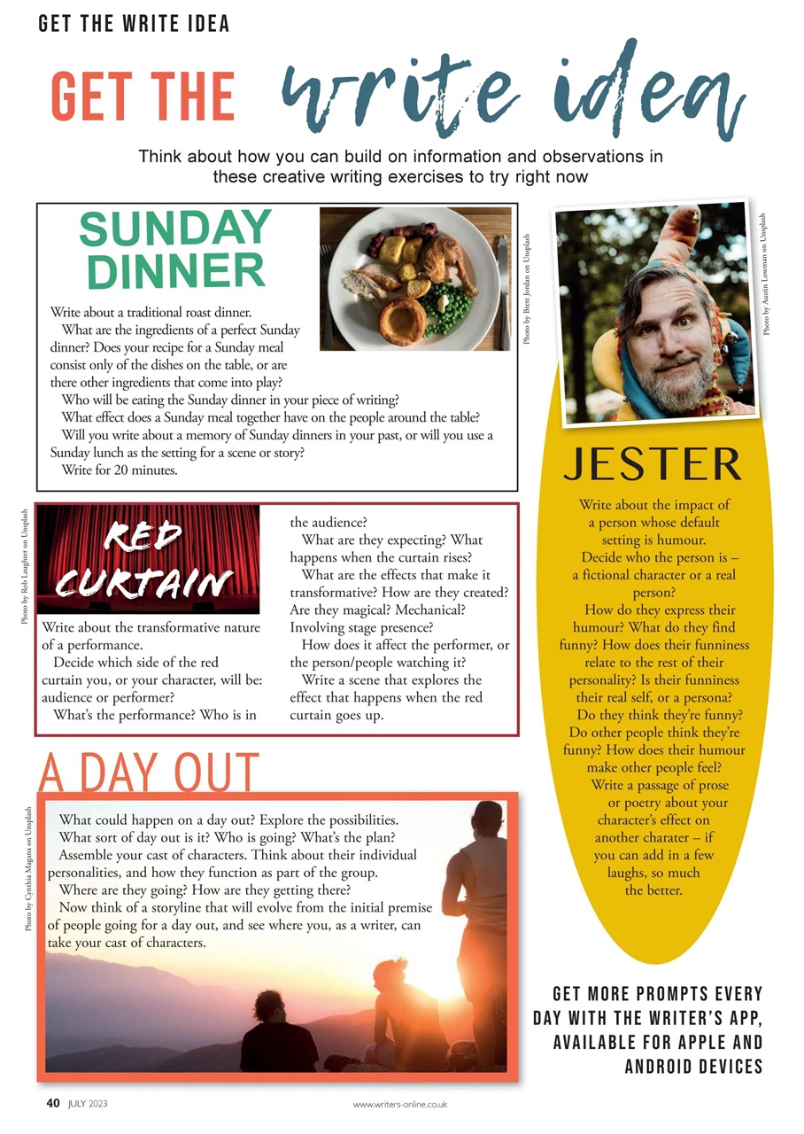 Writing Magazine Preview Pages