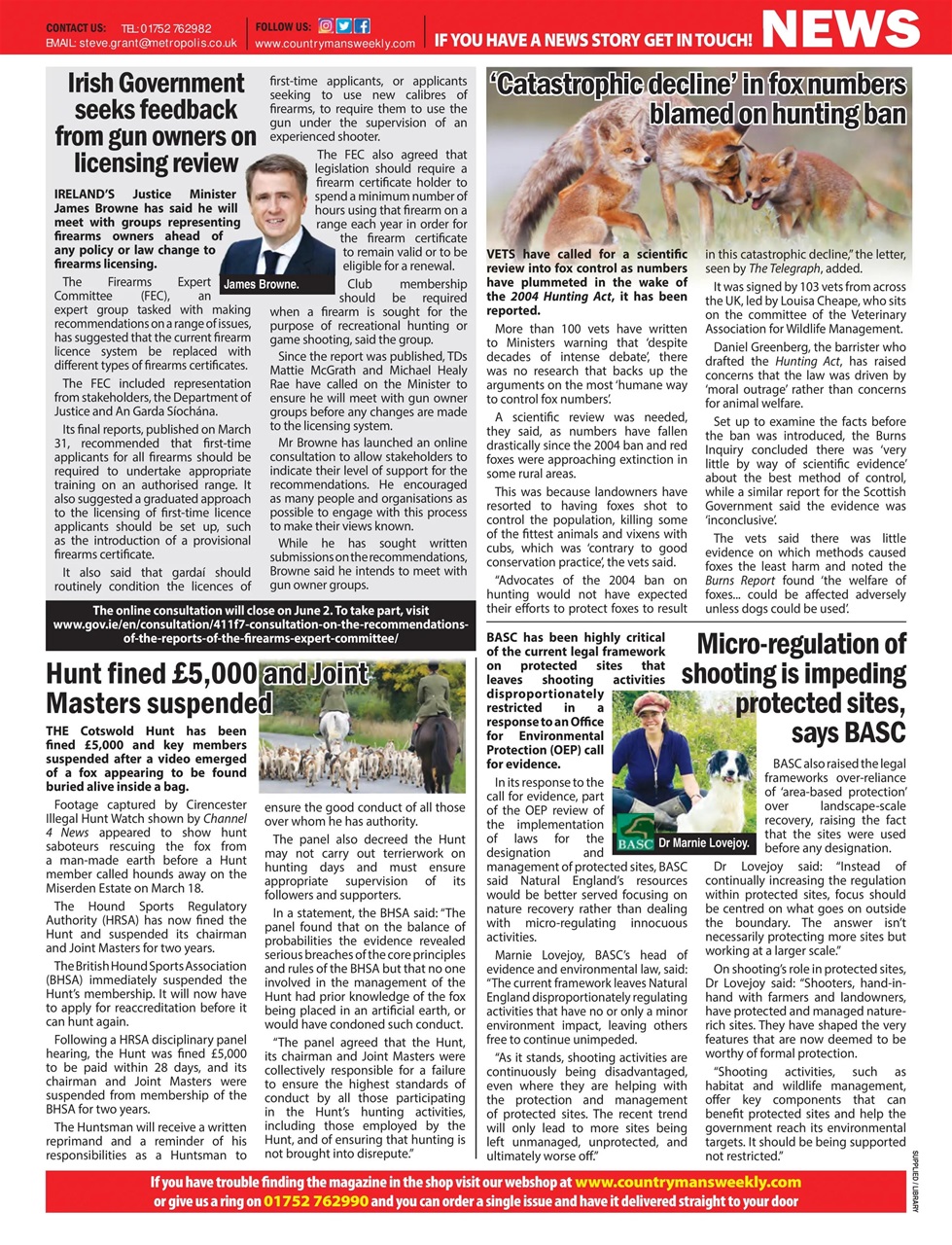 Countryman's Weekly Preview Pages