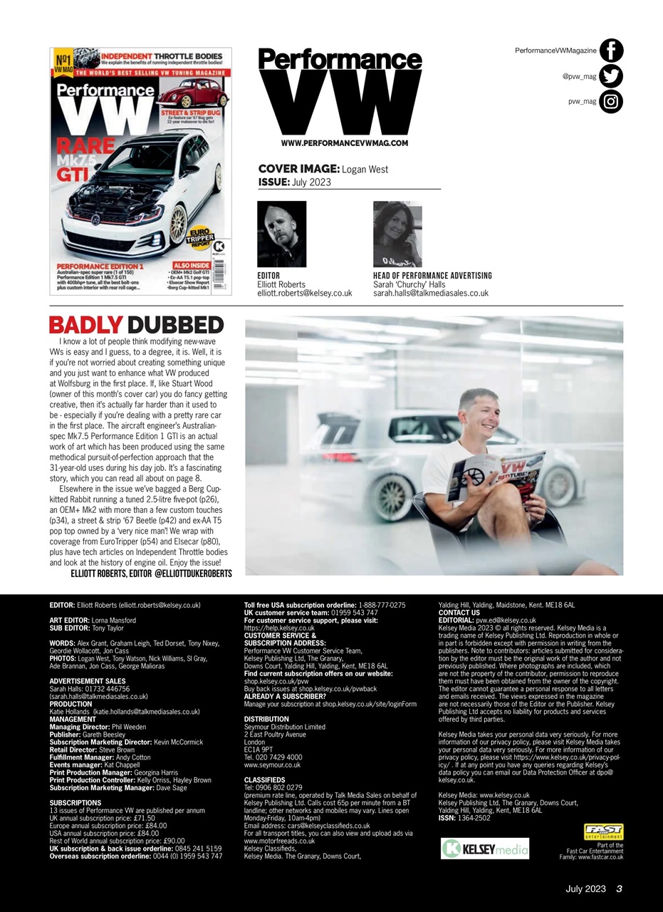 Performance VW Preview Pages