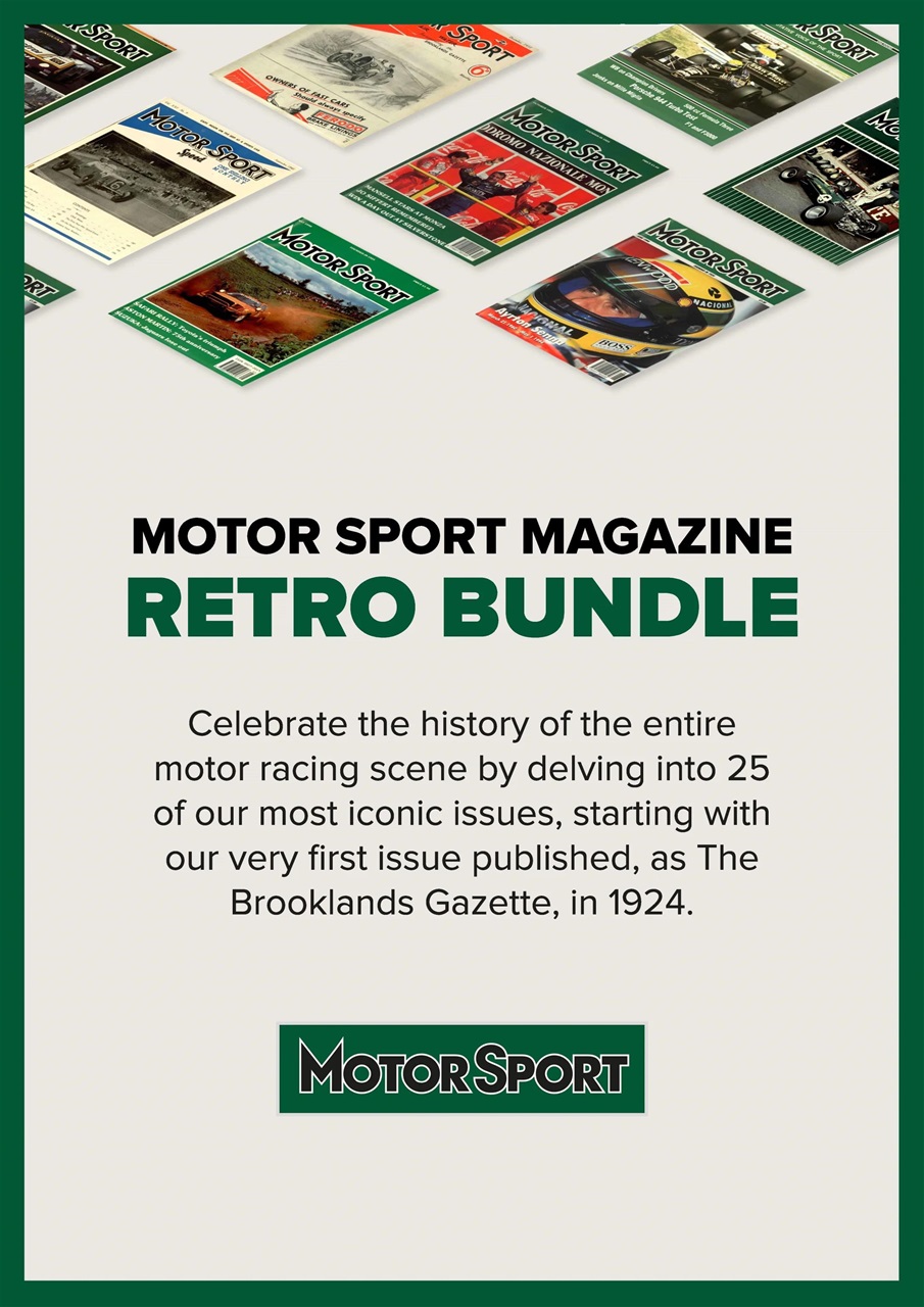 Motor Sport Magazine Preview Pages
