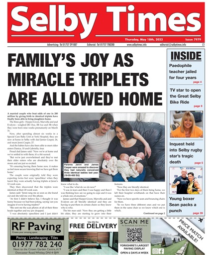 Selby Times issue 