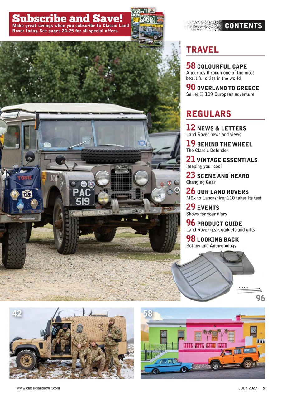 Classic Land Rover Magazine Preview Pages